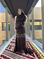 فستان حوريه بني