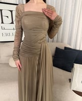 فستان ستريك اكمام