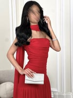 فستان انجي احمر