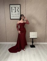 فستان مياد احمر