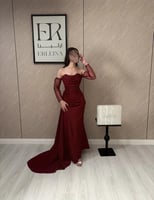 فستان مياد احمر