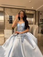 فستان نردين سماوي