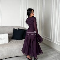 فستان جي مي ليلكي