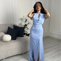 فستان دنانير سماوي