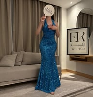 فستان يوليو ازرق