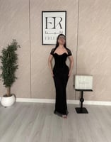 فستان بها اسود