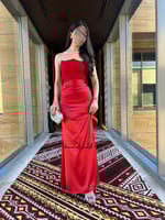 فستان رشكا احمر