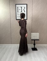 فستان مهره بني