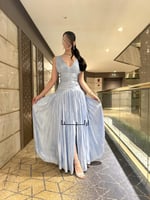 فستان كرنكل سماوي