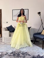 فستان كنزي أصفر