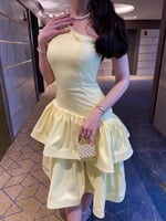 فستان مريم اصفر