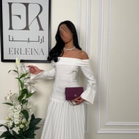 فستان ذوق ابيض