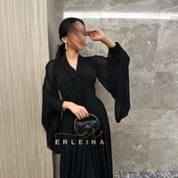 فستان مزنه اسود