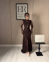 فستان هاله بني