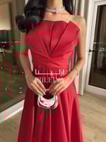 فستان ايفا احمر