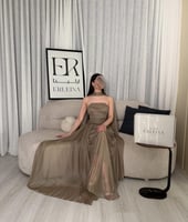 فستان لومي رملي