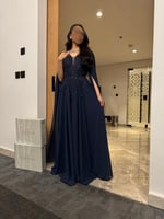 فستان اسرار كحلي