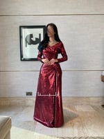 فستان الميث عودي اكمام