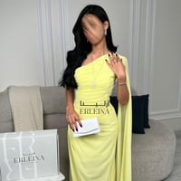 فستان ابتسام اصفر