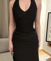 فستان رليا اسود