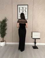 فستان بها اسود