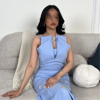 فستان دنانير سماوي