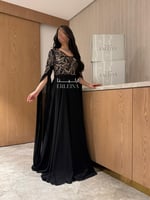 فستان رلى اسود