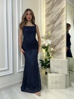 فستان لميسه كحلي