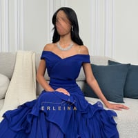 فستان غندور نيلي