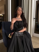 فستان ايفا اسود