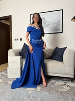 فستان ديمي ازرق