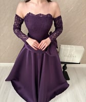 فستان كاف دانتيل موف