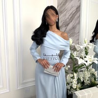 فستان راقي سماوي