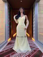 فستان سونا ليموني