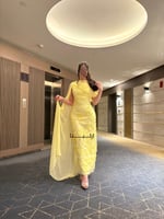 فستان زوز اصفر