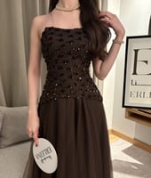 فستان فايف بني