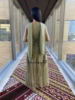 فستان ترف زيتوني