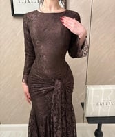 فستان مهره بني