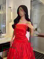 فستان لامو احمر