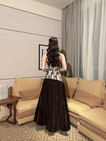 فستان لوبي بني