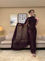 فستان زوز بنفسجي