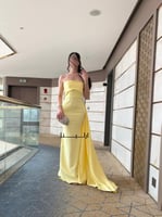 فستان توتيا اصفر