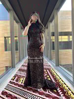 فستان حوريه بني