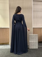 فستان اسرار كحلي