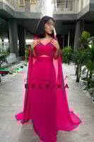 فستان فوشي ناعم