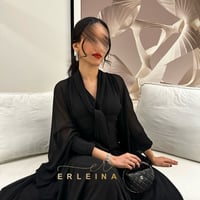 فستان مزنه اسود