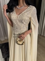 فستان ايدن كريمي