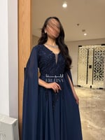 فستان اسرار كحلي