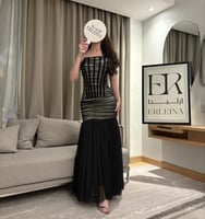 فستان تليم اسود