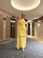 فستان زوز اصفر